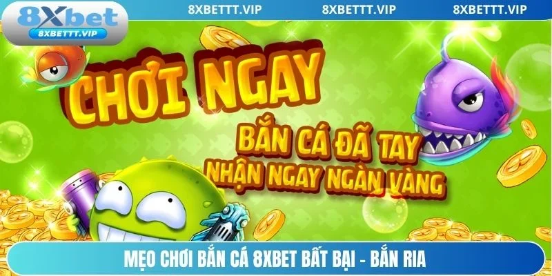 Mẹo Chơi Bắn Cá 8XBET - Cơ Hội Bách Phát Bách Trúng 3 Bắn ria - Mẹo chơi bắn cá 8xbet cực kỳ hiệu quả